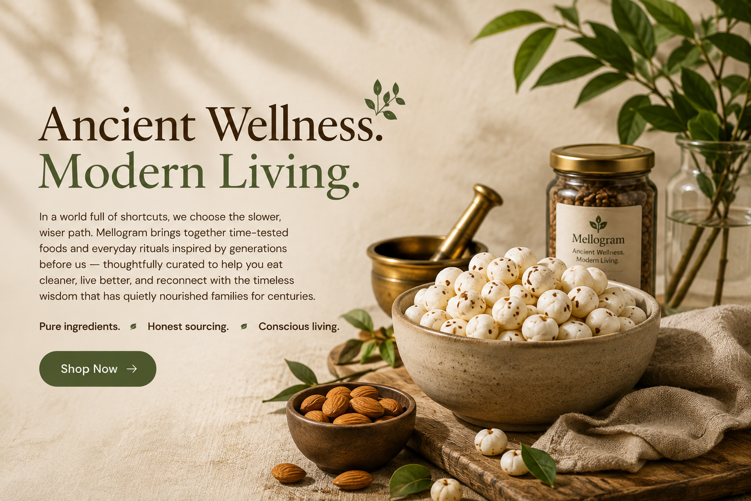 Mellogram wholesome ingredients